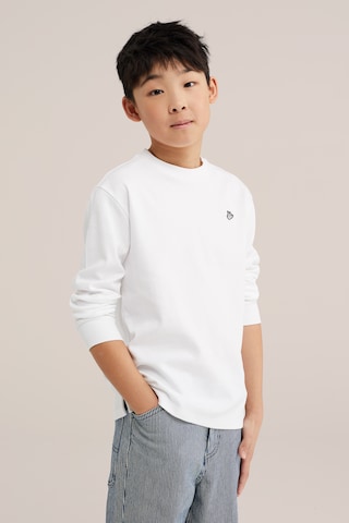 WE Fashion Sweatshirt in Weiß: Vorderseite