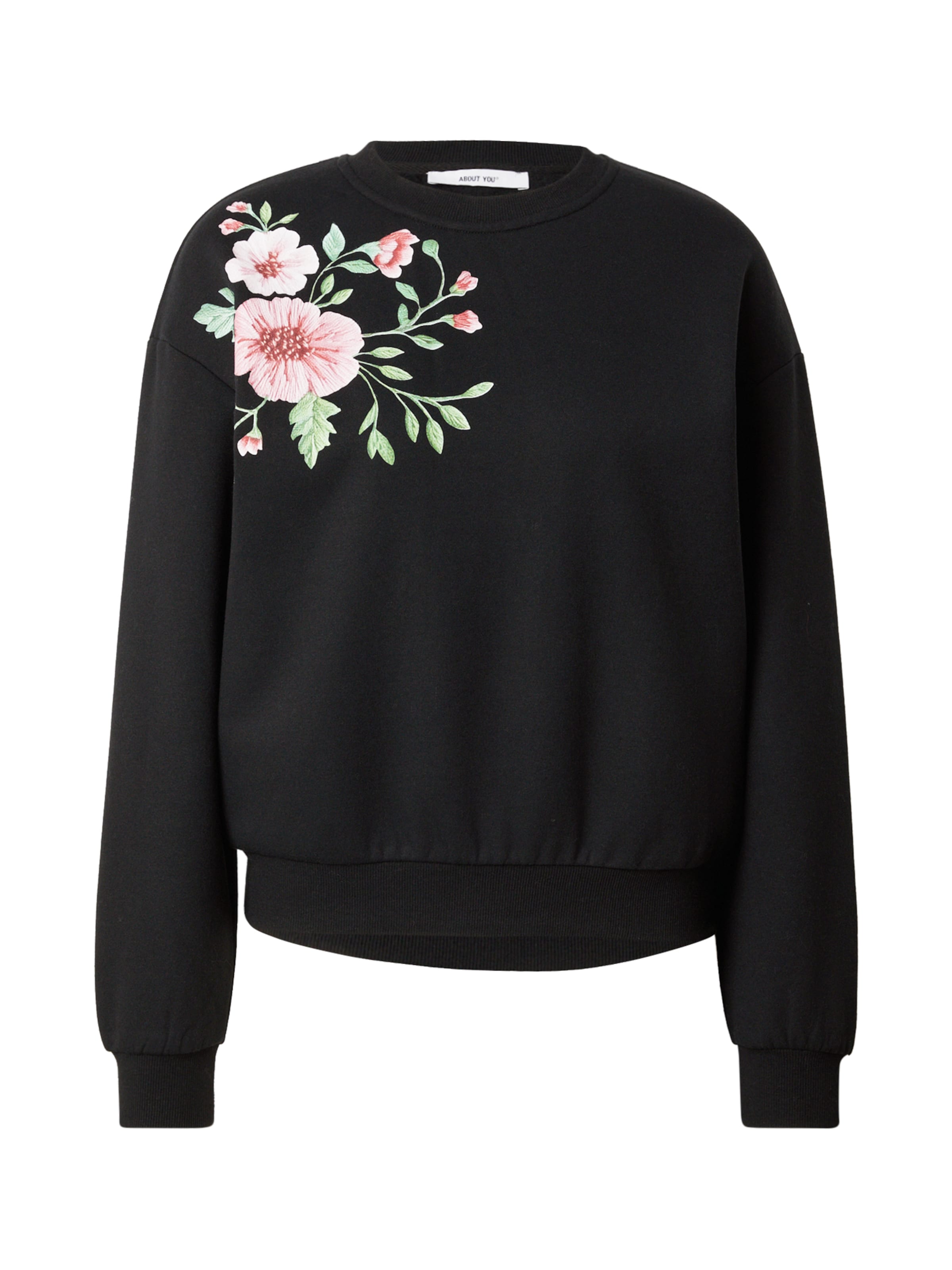 ABOUT YOU Tréning póló 'Giulia' - fekete: elől