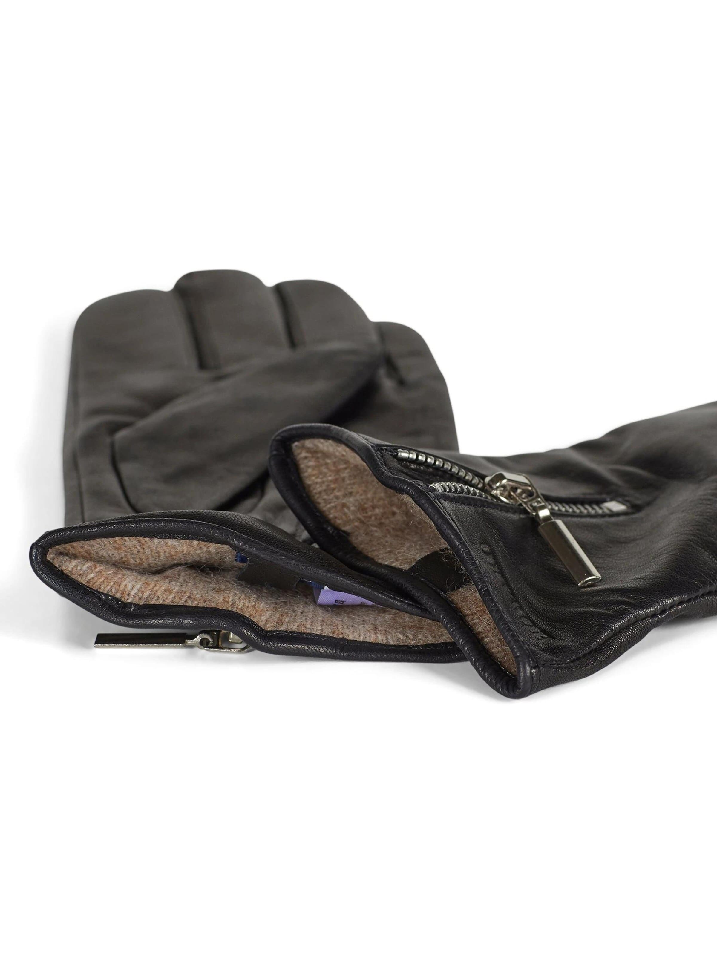 Howard London Full finger gloves 'Hannah' in Black