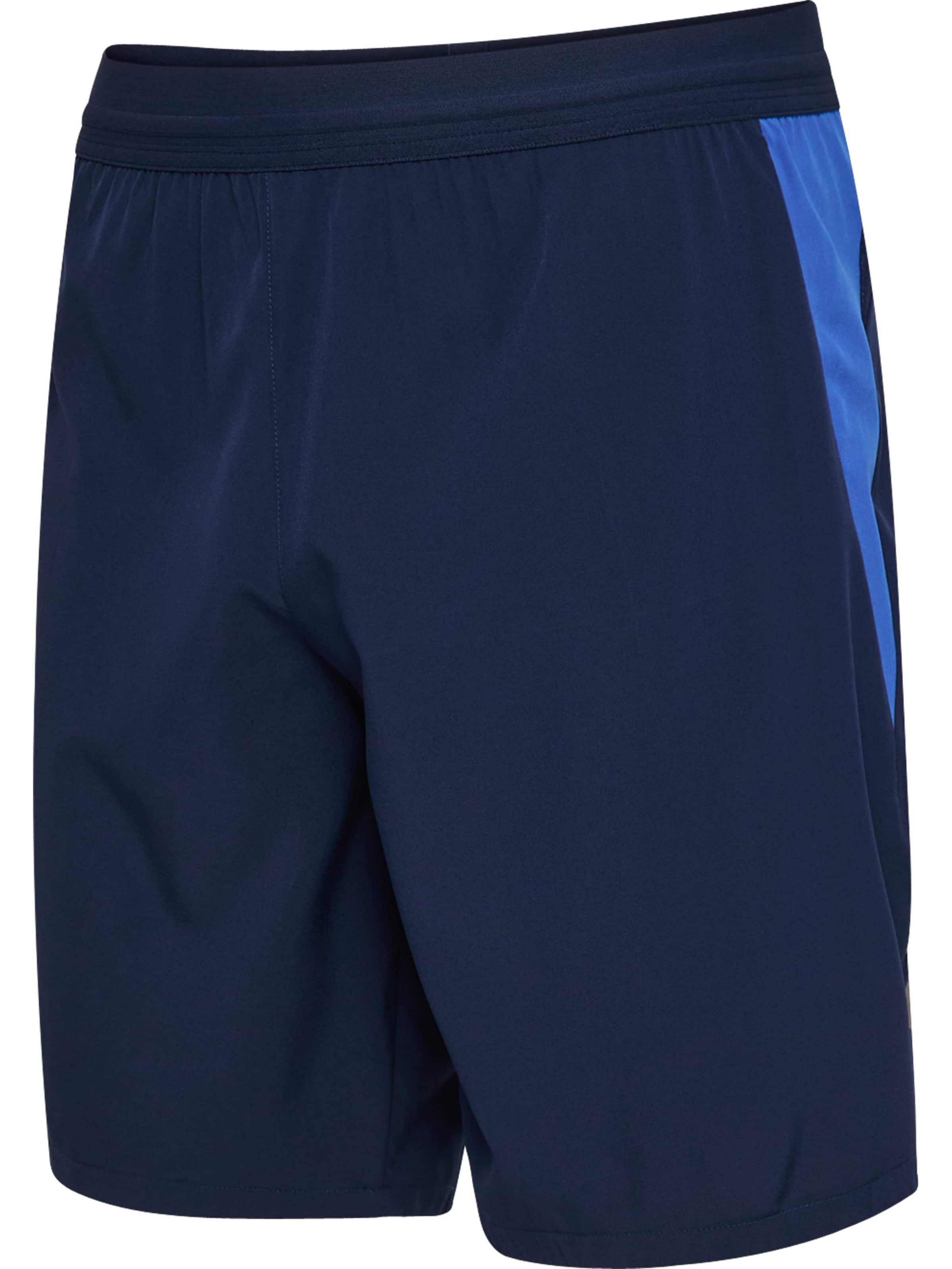 Hummel Regular Workout Pants in Blue