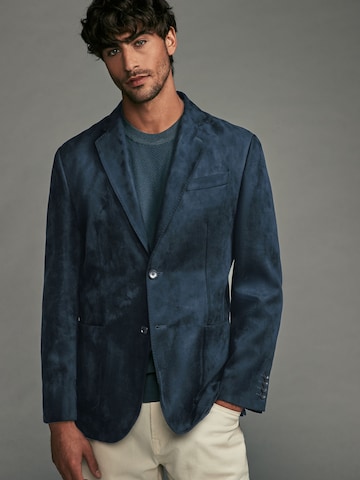 Coupe regular Veste de costume Next en bleu : devant