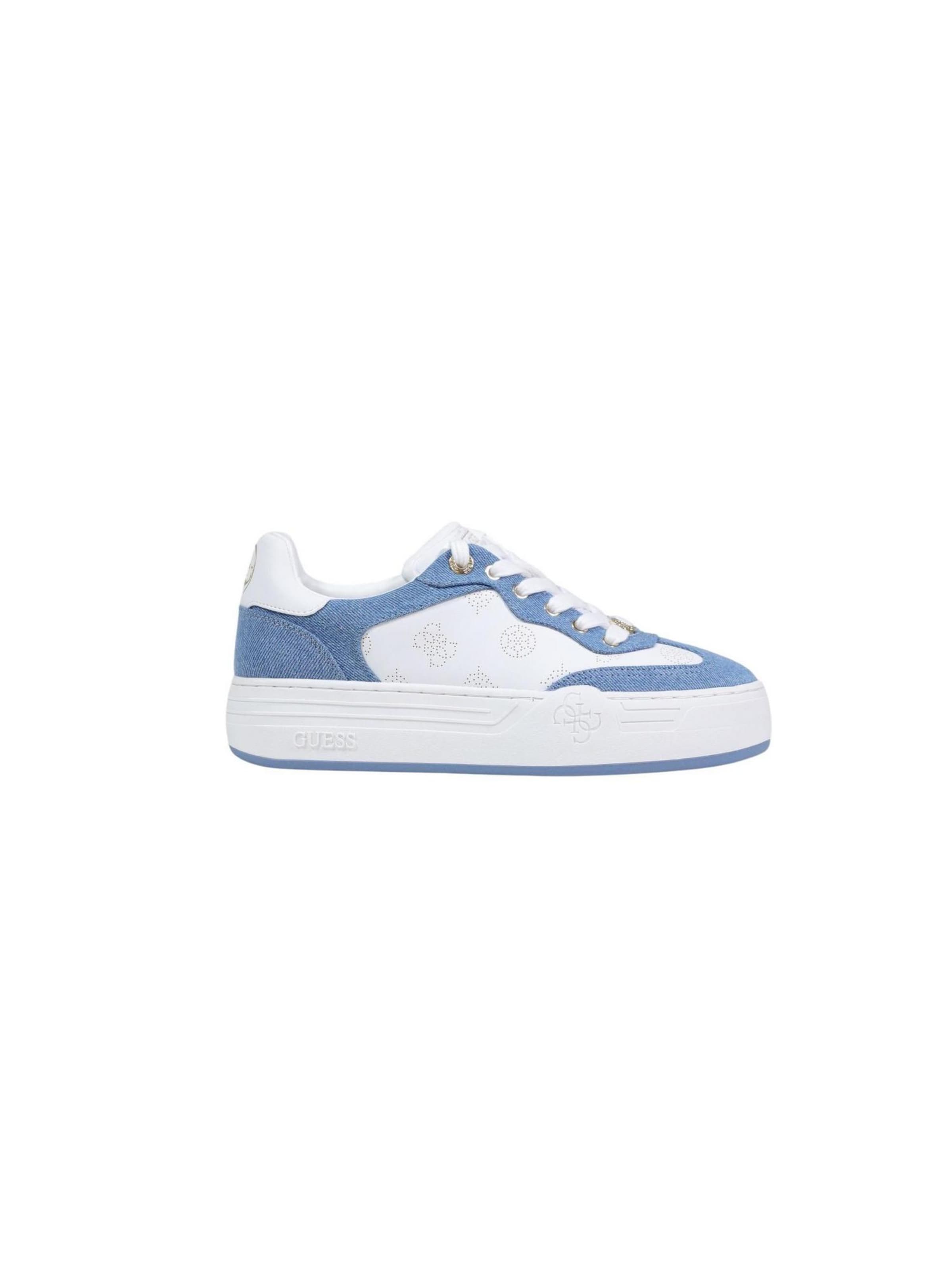 Sneaker bassa 'SWOLE4 FLPSW4 DEN12' di GUESS in blu: frontale