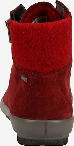 Legero Lace-Up Ankle Boots 'Tanaro' in Red