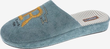 Beppi Slipper in Blue: front