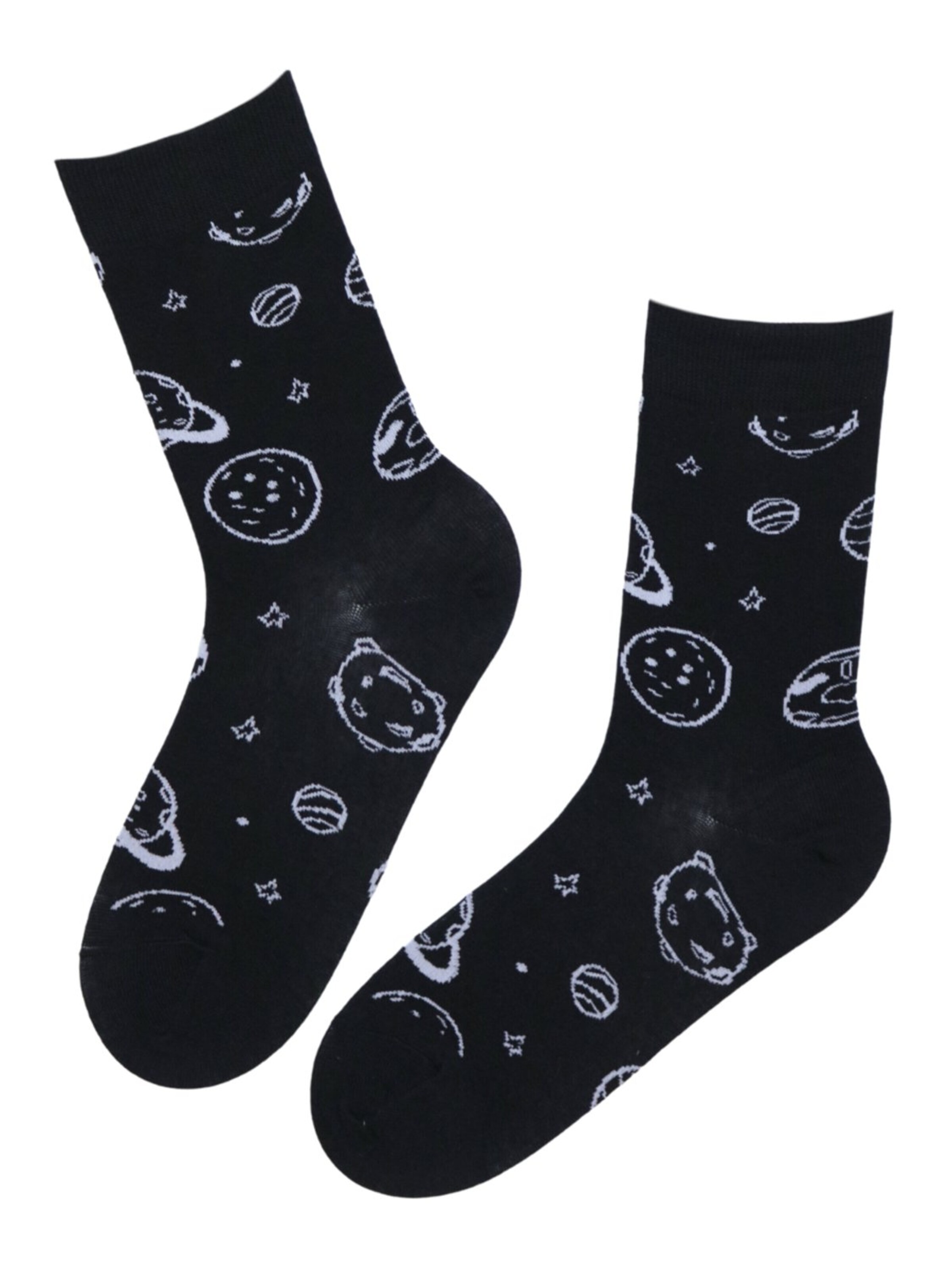 Sokisahtel Sokker 'PLANETS cotton socks' i blå: forside