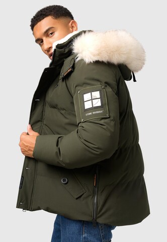 Veste d’hiver 'Halvaar' STONE HARBOUR en vert