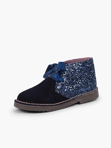 Pisamonas - Botas en azul: frente