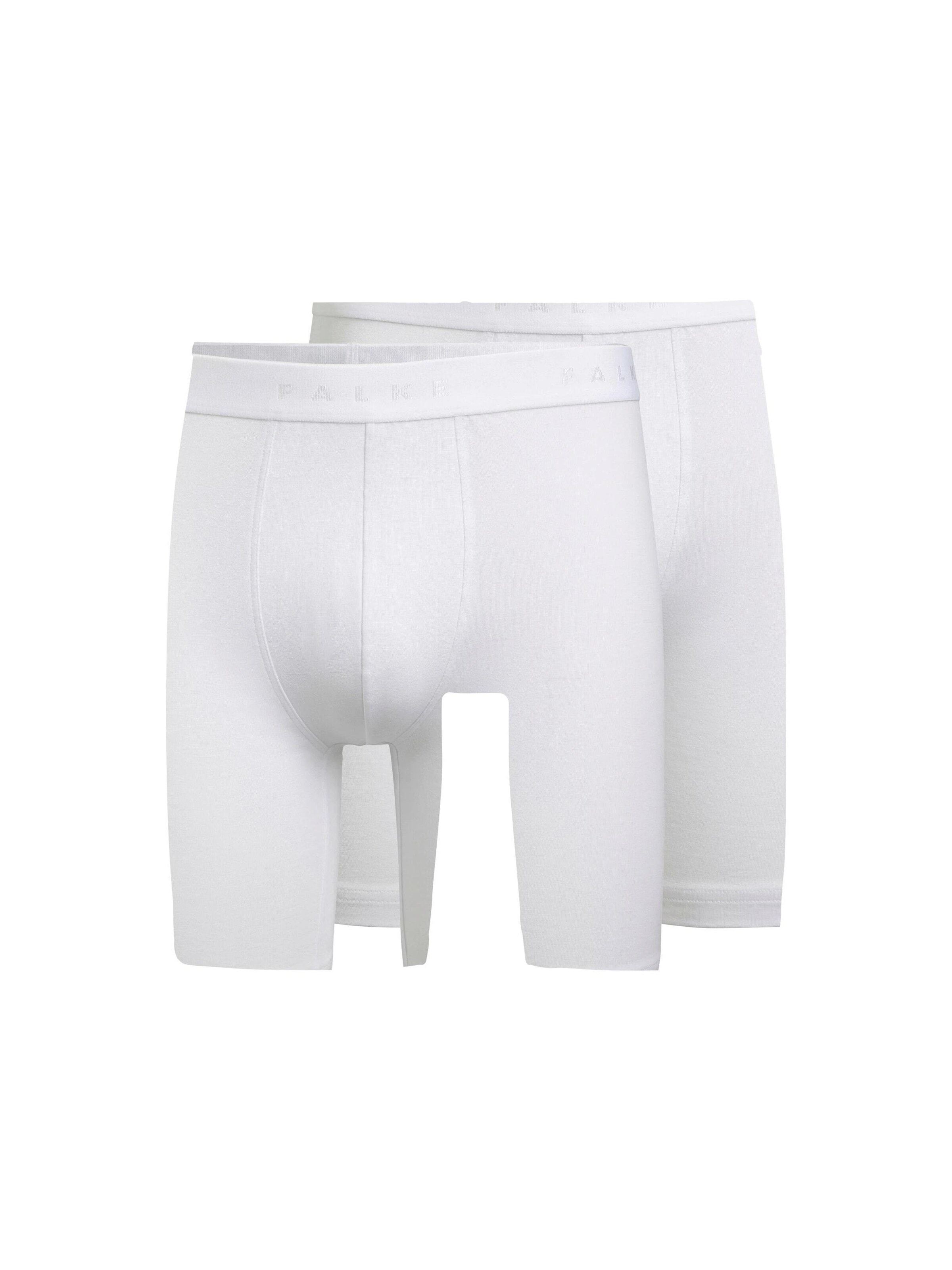 FALKE Boxer shorts '2-Pack Long Leg' in M in White, Item view