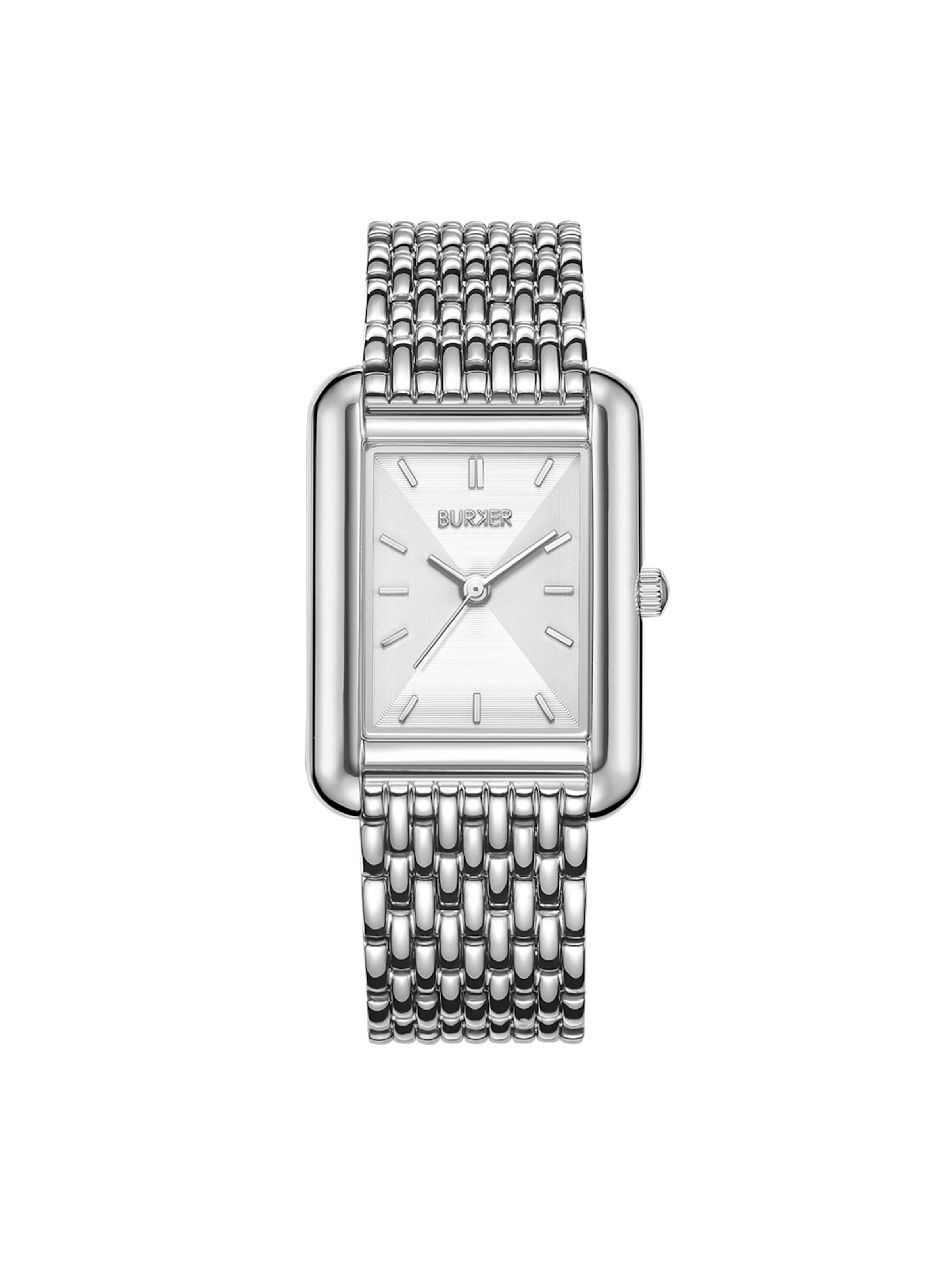 BURKER Watches - Reloj analógico 'Olivia' en plata: frente