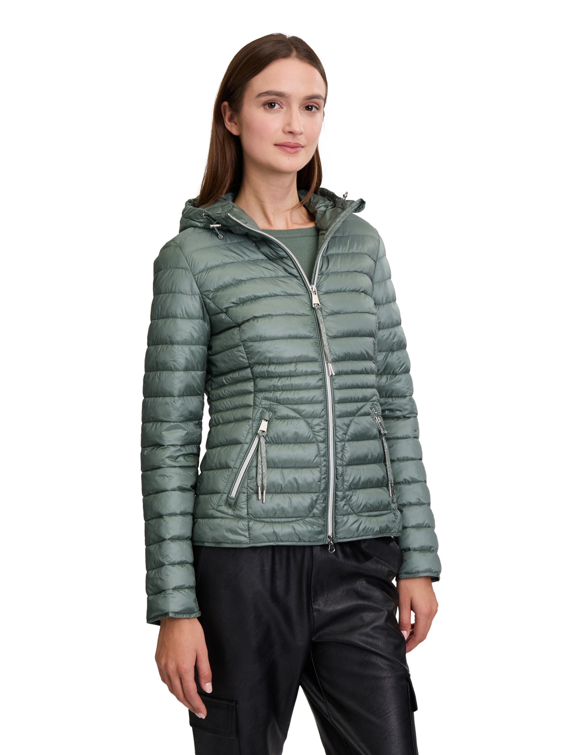 Giacca invernale di Cartoon in verde: frontale