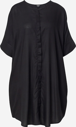 Monki Shirt dress in Black: front