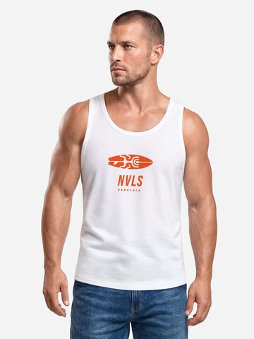 Neverless Shirt 'Honolulu Turtel'‌‌‌‌‌‌ in Weiß: Vorderseite