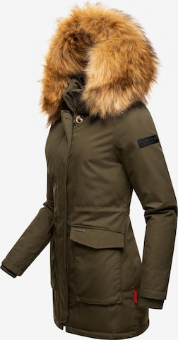 NAVAHOO Parka 'Schneeengel' in Braun