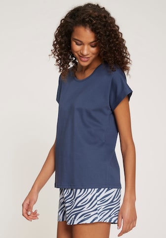 VIVANCE by LASCANA - Pijama de pantalón corto en azul