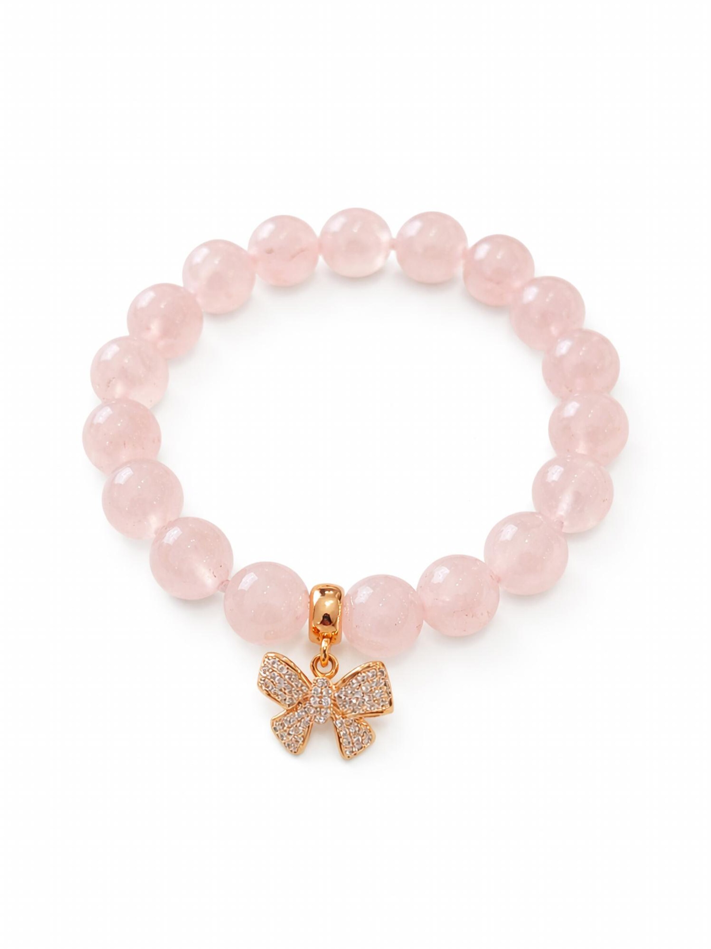 Secret Stones Bracelet 'Harmony Thread' in Pink: front