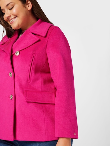 Tommy Hilfiger Curve Between-Seasons Coat in Pink