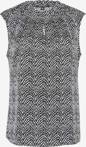 Chemisier COMMA en noir : devant