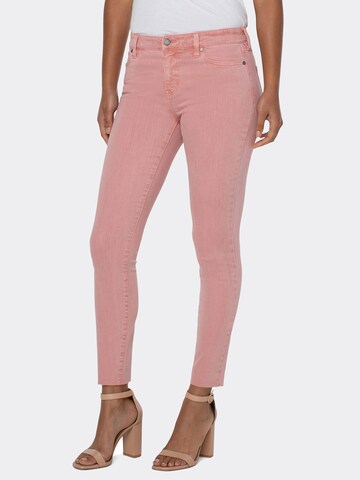 Skinny Jean Liverpool en rose : devant