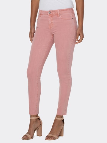 Liverpool Skinny Jeans in Pink: front