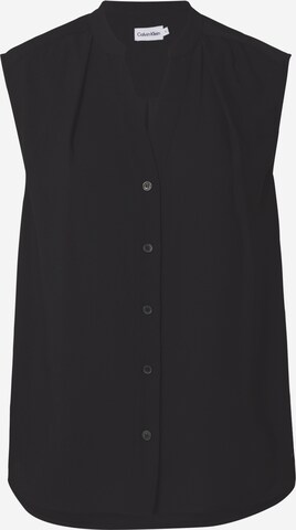 Calvin Klein Blouse in Black: front