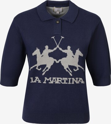 T-shirt ' WCS003 ' La Martina en bleu : devant