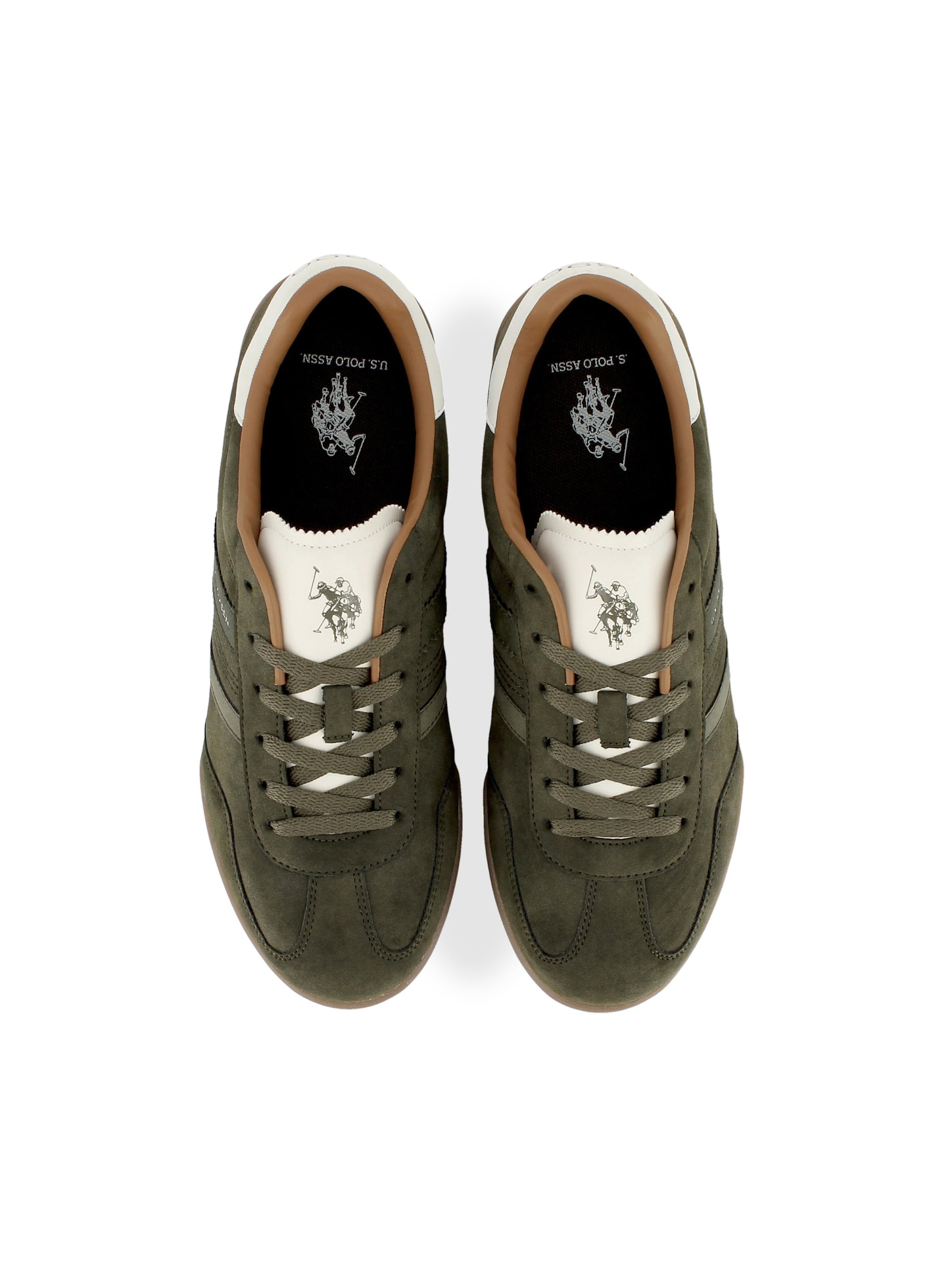 Baskets basses 'Jazz' US POLO ASSN. en vert