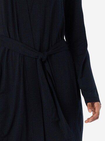 SCHIESSER Bademantel lang 'Jersey' in Schwarz