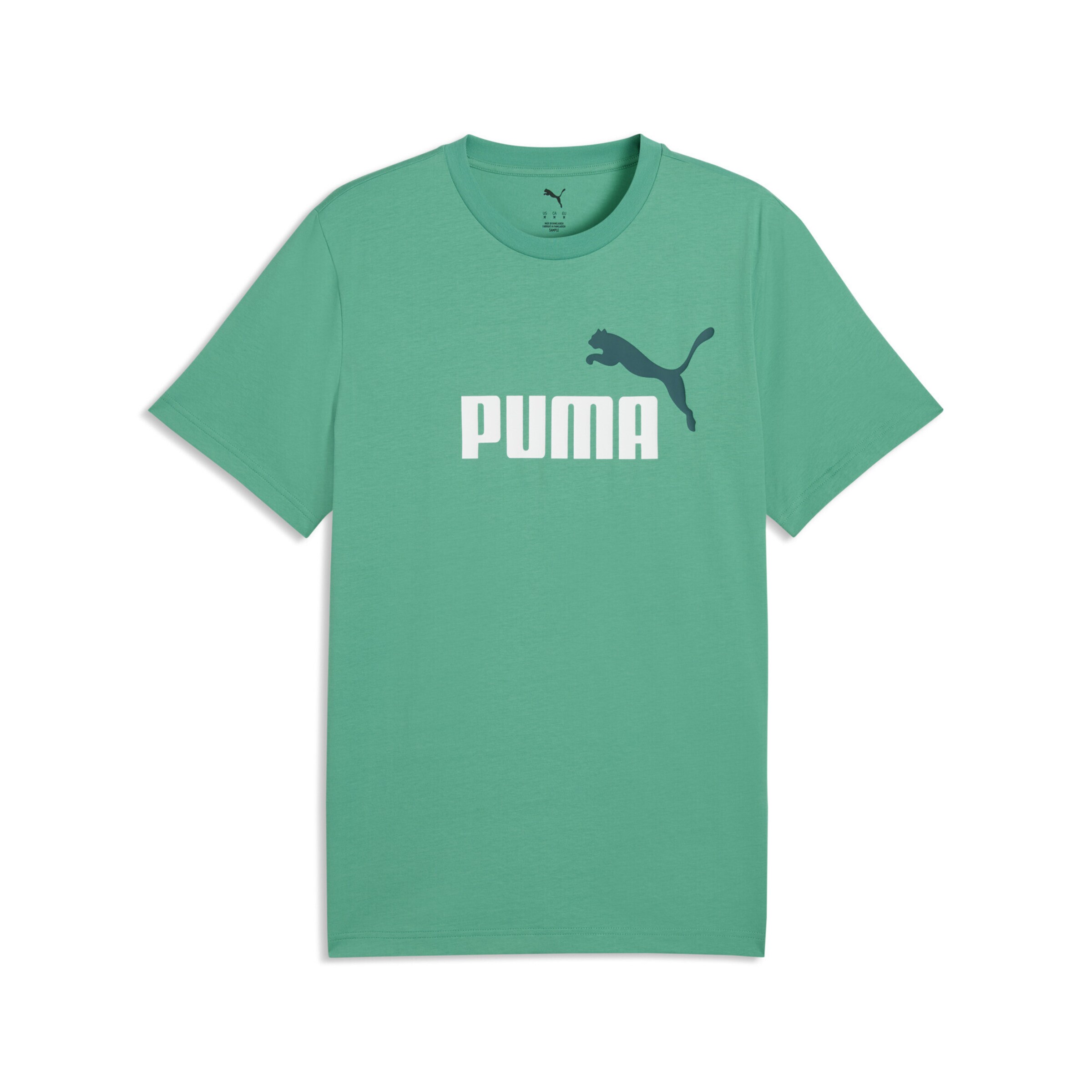 PUMA Performance shirt 'ESS No. 1' in Green: front
