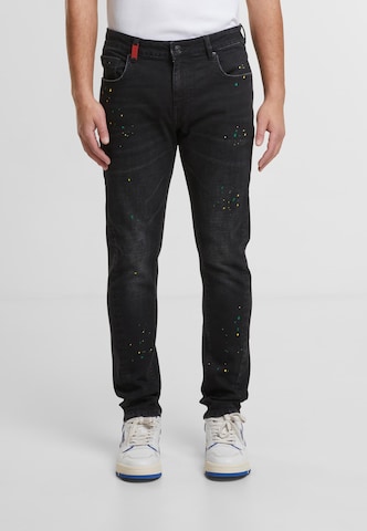 2Y Premium Slimfit Jeans 'Raul' in Zwart
