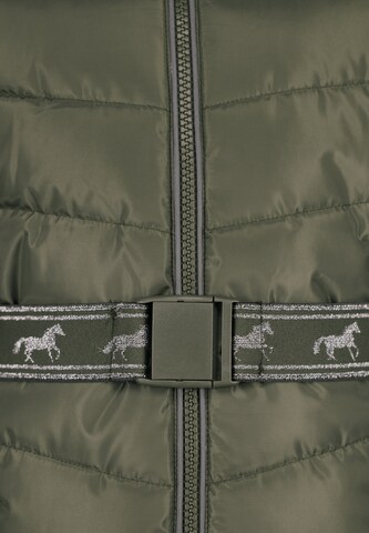 SALT AND PEPPER Coat in Green