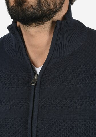 !Solid Gebreid vest 'Barama' in Blauw