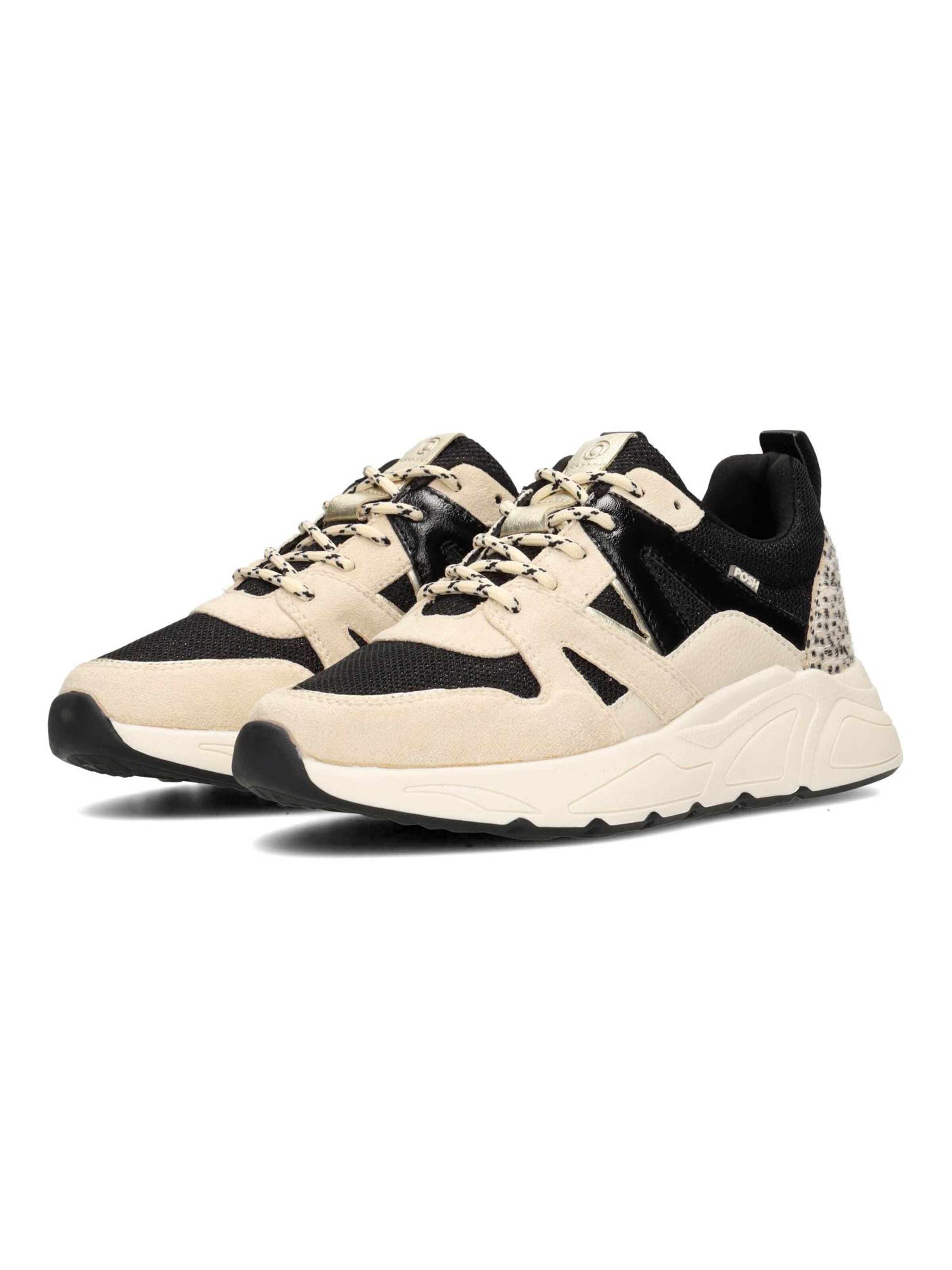 Baskets basses 'Carocel' POSH by Poelman en beige