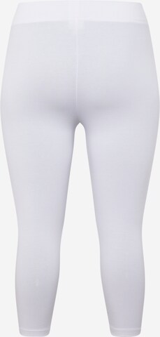ONLY Carmakoma Skinny Leggings 'Time' in Weiß