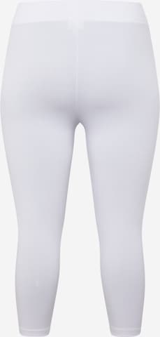 ONLY Carmakoma Skinny Leggings 'Time' in Wit