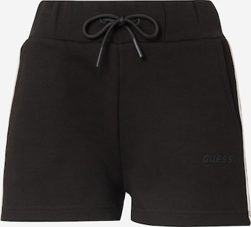 GUESS - regular Pantalón 'BRITNEY' en negro: frente