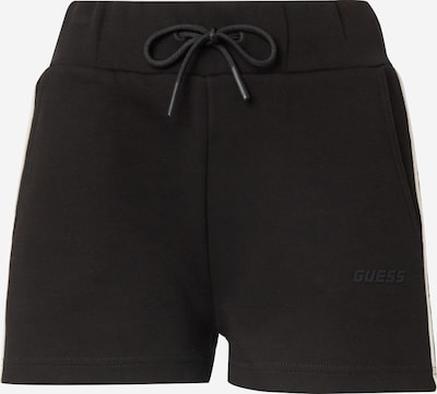 GUESS Pantalon de sport 'BRITNEY' en beige / noir / blanc, Vue avec produit