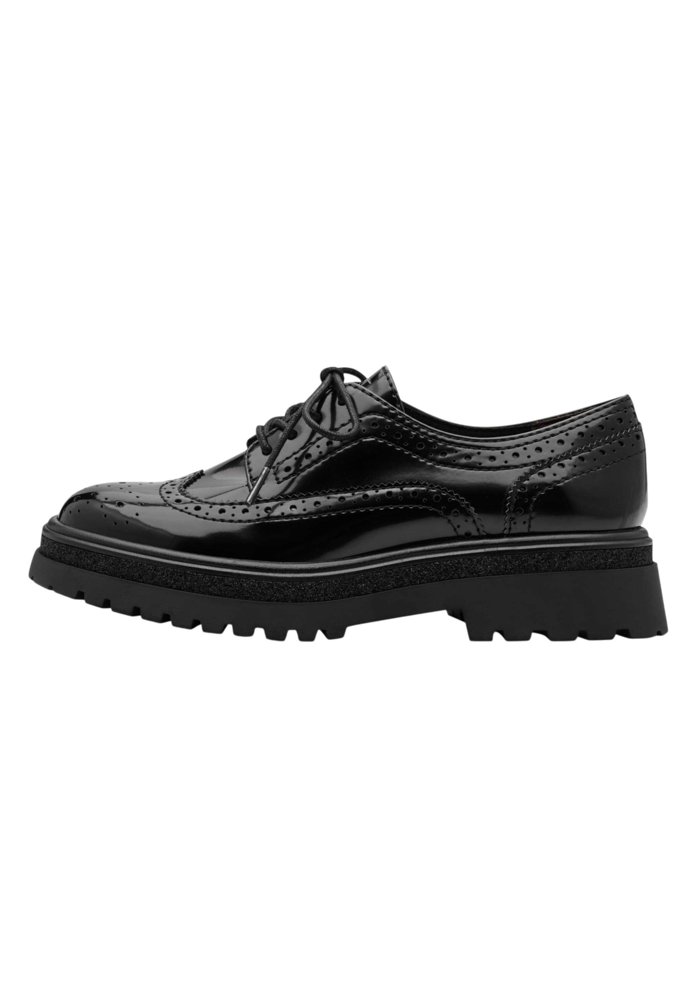 Chaussure à lacets Tamaris en noir