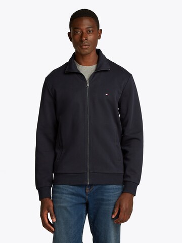 TOMMY HILFIGER Sweat jacket 'ESSENTIAL' in Blue: front
