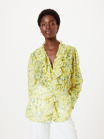 River Island Plus Blouse 'EMBEL' in Yellow: front