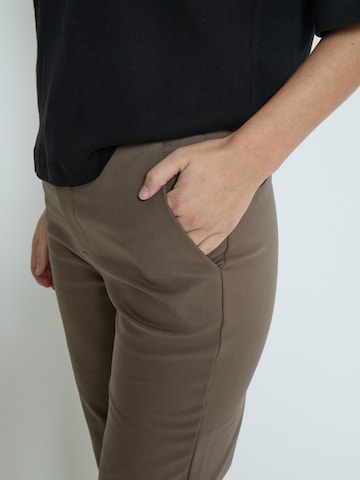 Peppercorn Flared Broek 'Pernille' in Bruin