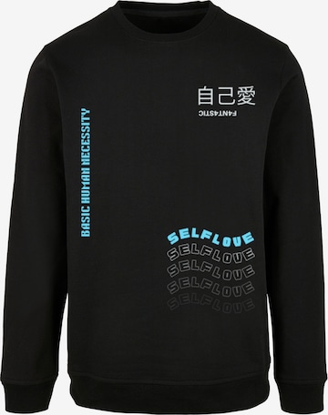 F4NT4STIC Sweatshirt 'Self Love' in Zwart: voorkant
