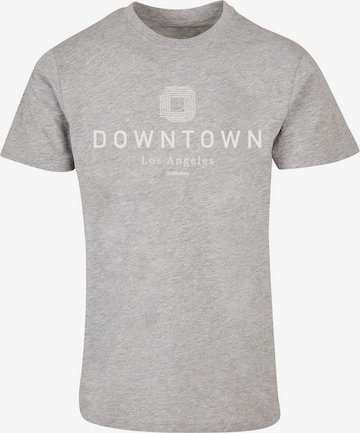 F4NT4STIC Shirt 'Downtown LA' in Grijs: voorkant
