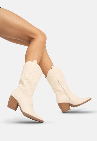 Stivale da cowboy di Elara in beige