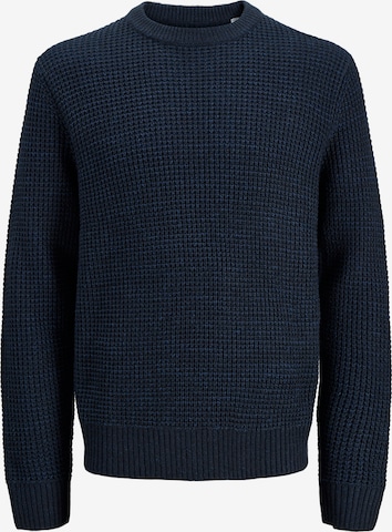 JACK & JONES Свитер 'JJGLOBAL' в Синий: спереди