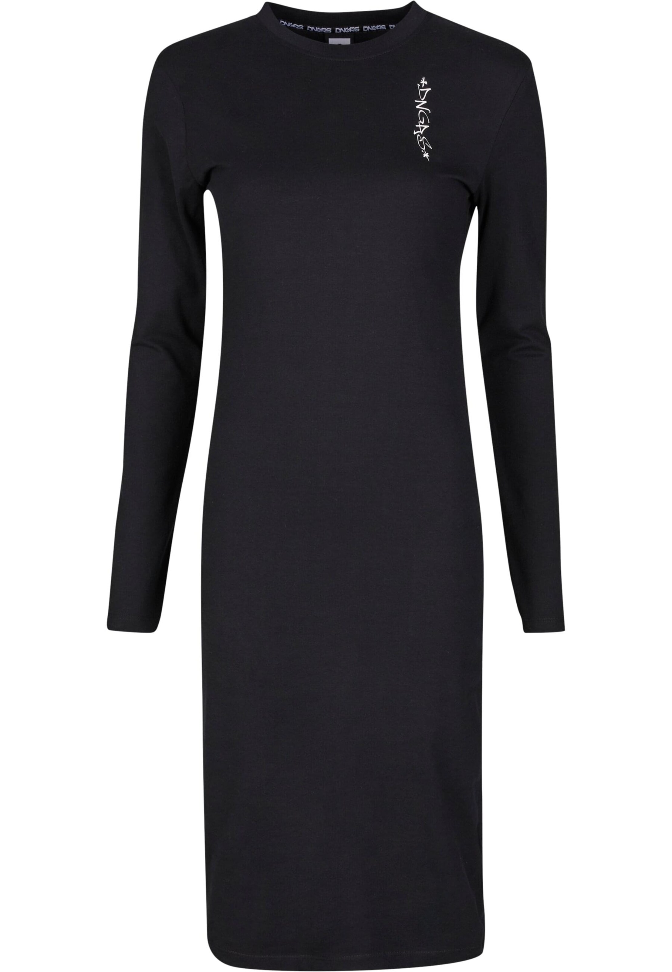 Dangerous DNGRS Kleid 'Noir' in Schwarz: Vorderseite