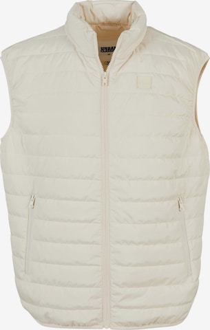 Gilet di Urban Classics in bianco: frontale