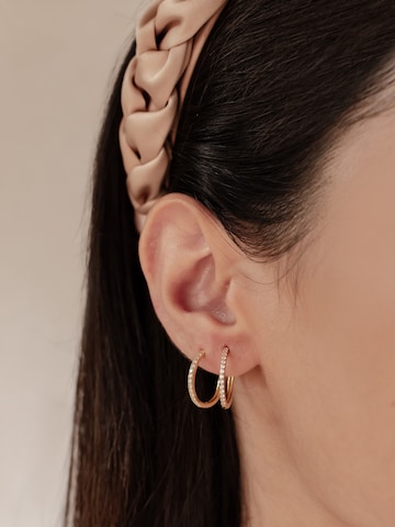 Hey Happiness - Pendientes 'Mid Sparkle' en oro