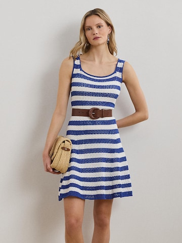 Abito estivo di Lauren Ralph Lauren in blu: frontale