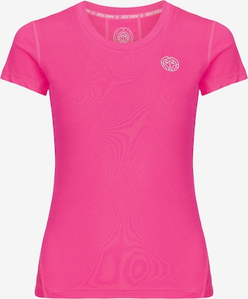 BIDI BADU Performance Shirt 'Tech' in Pink: front