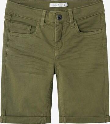 NAME IT Broek 'SOFUS' in Groen: voorkant